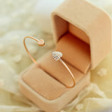 Crystal Double Heart Bow