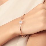 Crystal Double Heart Bow