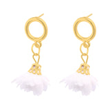 Fashion Fabric Flower Drop