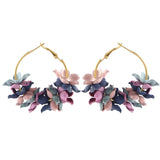 Fashion Fabric Flower Drop