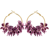 Fashion Fabric Flower Drop