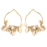 Fashion Fabric Flower Drop